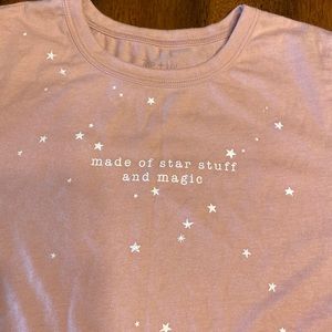 Zoe and Liv pink T-shirt. Size medium. Made of star stuff and magic